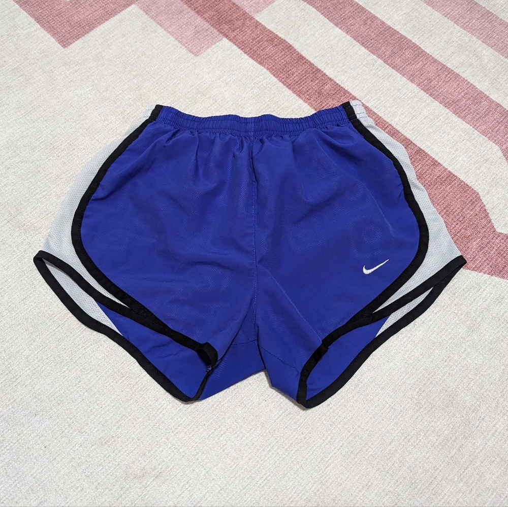 XSmall Blue and White Patterned Nike Running Shorts